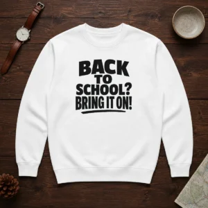 Funny Back To School Proud Silhouette Sweater