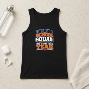 Hot Premium Back To School Typography For Proud Squad Members Tank Top