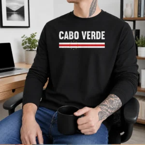 Awesome Cabo Verde Flag National Pride Long Sleeve Shirt