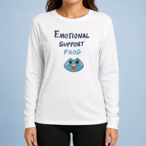Original Emotional Support Frog Fizzarolli Long Sleeve Shirt