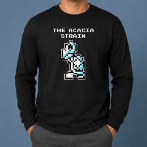 Pretty The Acacia Strain 8 Bit Pixel Art Robot Long Sleeve Shirt