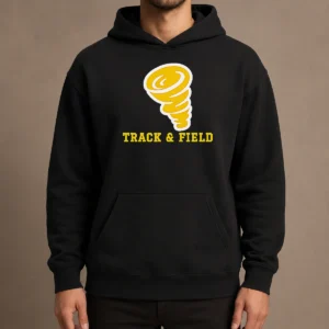 Original Tornado Track And Field Athletics Logo Hoodie