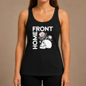 Good Official Homefront Skull Flowers Tank Top