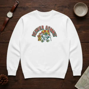 Funny Denver Summit Mascot Soccer Ball Character Sweater