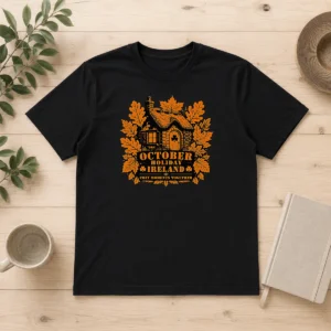 Good October Holiday Ireland Cozy Stencil For Family