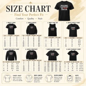 Size chart for Premium This Is What A 12 Year Old On Tren Looks Like with measurements in inches and cm