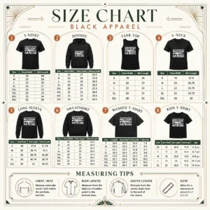 Size chart for Original The Quickest Way To A Man Heart Is 2970 Ft Per Second Ar15 Rifle Firearm with measurements in inches and cm