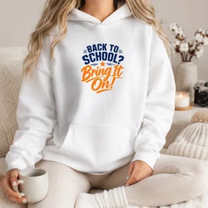 Official Back To School Motivational Vector Students And Teacher Hoodie