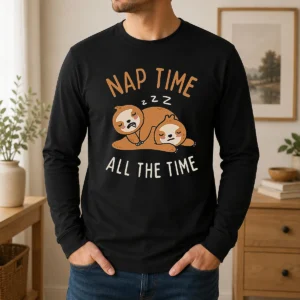 Nice Hot Nap Time All The Time Long Sleeve Shirt