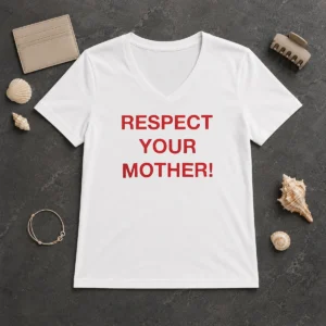 Happy Good Shania Twain Respect Your Mother V-Neck Shirt