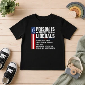 Official Prison For Liberals Kids T-Shirt