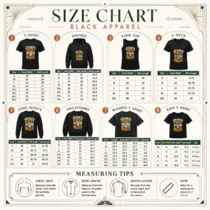 Size chart for Hot I Have The Pussy Soii Make The Rules showing measurements in inches and cm