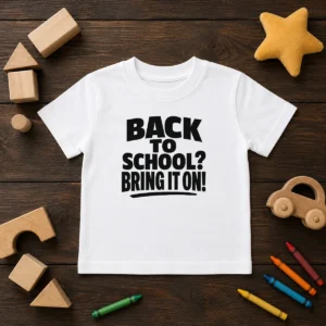 Funny Back To School Proud Silhouette Kids T-Shirt