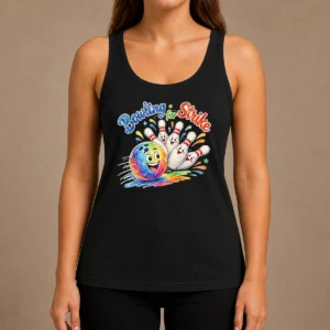 Original Bowling For Strike Watercolor Tank Top