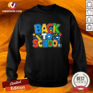 Premium Exciting Back To School Silhouette For Students Sweatshirt