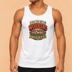 Hot Official Labour Day Vintage For Proud Workers Tank Top
