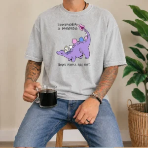 Premium Transphobia Is Dangerous Trans People Are Not Shirt - Image 8