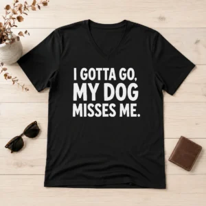 Pretty Stay Back Allergic To People V-Neck Shirt