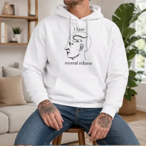 Official I Have Mental Eelness Eel Funny Pun Humor Hoodie