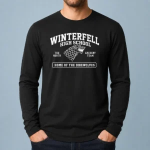 Premium Winterfell High School Geek Long Sleeve Shirt