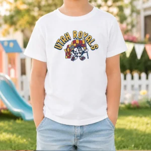Premium Kid'S Utah Royals Soccer Player Grey Kids T-Shirt