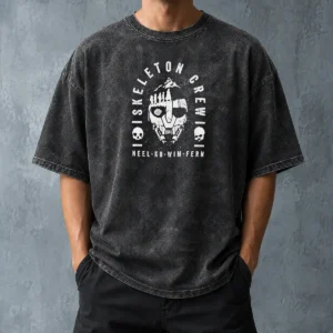 Official Neel KB Wim Fern Skeleton Crew Star Wars Jedi Master Jod Na Nawood Washed T Shirt in soft washed cotton fabric