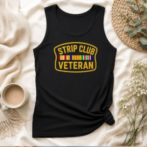 Premium Hot Strip Club Veteran Logo Tank Top