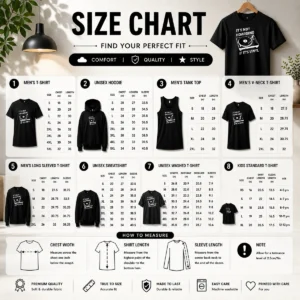 Size chart for Top Pretty It's Not Hoarding If It's Vinyl showing measurements in inches and cm