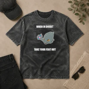 Top When In Doubt Take Your Fent Out Washed T-Shirt