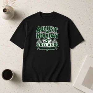 Premium August Holiday Ireland Family Celebration Silhouette