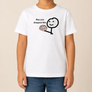 Premium Stickman Hey You Dropped This Kids T-Shirt