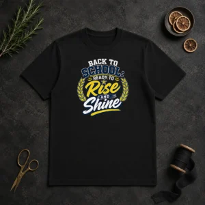Original Back To School Typography Motivated Students