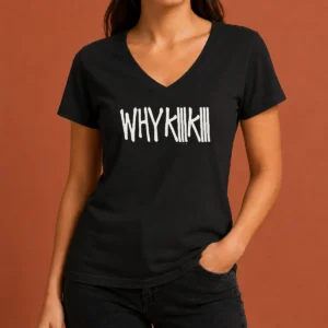 Pretty Why Kiiikiii V-Neck Shirt