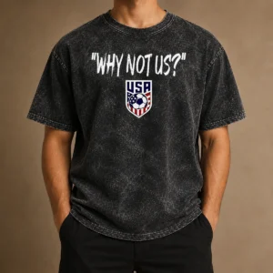 Hot Original U.S. Soccer USA Why Not US Washed T-Shirt