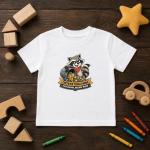 Awesome Jimothy Trash Panda Funny Humor Vector Kids T-Shirt
