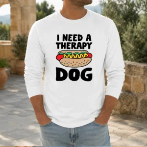 Good Therapy Dog Ivory Long Sleeve Shirt