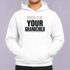 Nice Funny Grandparents Day Proud Grandchild Minimalist Hoodie