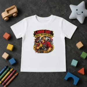 Official Labor Day Celebration Pride Worker Kids T-Shirt