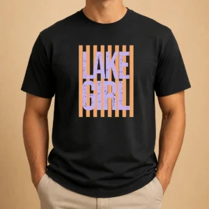 Official Retro Stripes Sunshine Lake Girl
