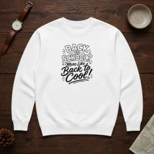 Original Back To School Sassy Line Art For Students Sweater