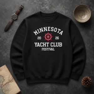 Official Minnesota Yacht Club Festival 2026 Badge Sweater