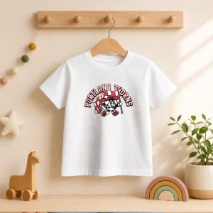 Pretty Kid'S Portland Thorns Soccer Player Red Kids T-Shirt
