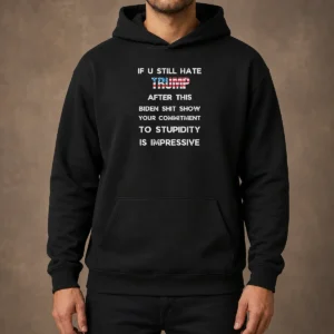 Hot Trump And Biden Shit Show Political Hoodie
