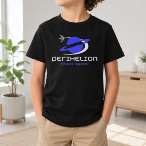 Official Perihelion Research Transport Geek Kids T-Shirt