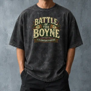 Nice Battle Of The Boyne Heritage Celebration Retro Distressed Washed T-Shirt