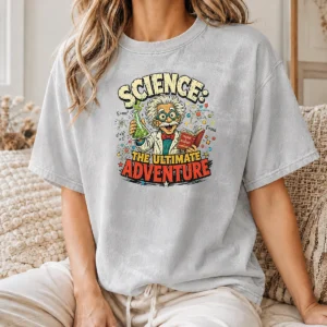 Hot Science The Ultimate Adventure Retro Distressed Washed T-Shirt