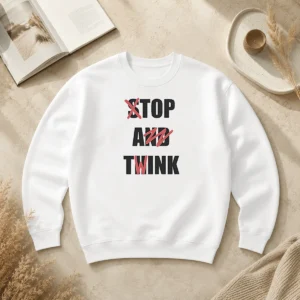 Good Stop And Think Top A Twink Funny Sweater