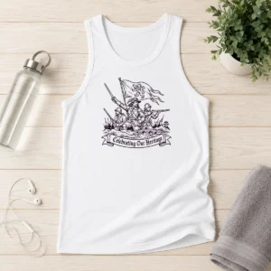 Premium Celebrating Our Heritage Battle Of The Boyne Line Art Tank Top