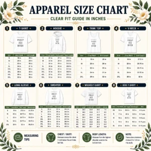 Size chart for Official President Pussy Ass Bitch with measurements in inches and cm