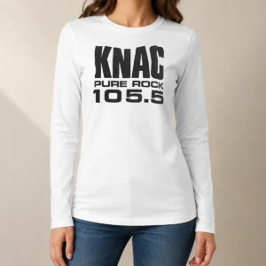 Official KNAC Pure Rock 105 5 Radio Station Long Sleeve Shirt